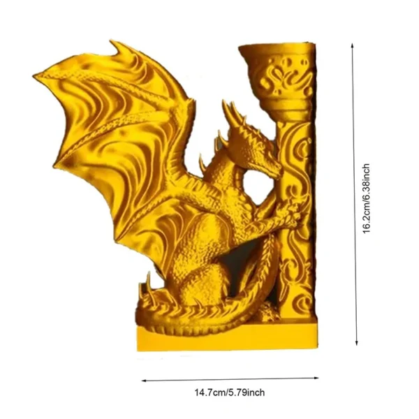 Serre-livre Dragon Imprimé en 3D